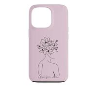 Grow Within Floral Mental Health inspirational Case for iPhone 13 Pro