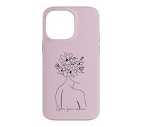 Grow Within Floral Mental Health inspirational Case for iPhone 14 Pro Max
