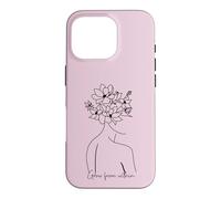 Grow Within Floral Mental Health inspirational Case for iPhone 16 Pro