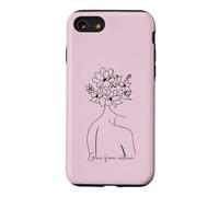 Grow Within Floral Mental Health inspirational Case for iPhone SE (2020) / 7/8