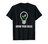 Grow Your Ideas Lightbulb Plant Innovation Fitness Graphic T-Shirt