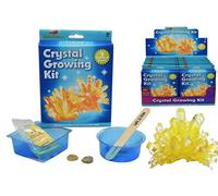 Grow Your Own Coloured Crystals, Cool Educational Science Experiments, Crystal Growing Kit for Kids, Easy STEM Learning Activity for Boys, Girls, & Teens, 2 Crystals to Grow (Crystal Growing Kit)