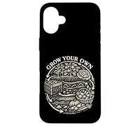 Grow Your Own Food Self Sufficient Garden Living, Gardening Case for iPhone 16 Plus