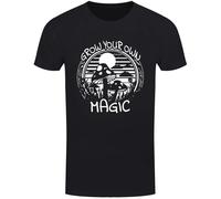 Grow Your Own Magic Black T-Shirt, Mushrooms, Nature, Good Energy, Inspirational