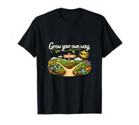 Grow Your Own Way Plant Parent Cottagecore Design T-Shirt