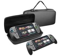 Growalleter Case for ROGS Xbox Ally X, PU Protective Carry Bag with Large Capacity, Anti-Scratch Drop-Proof & Shockproof Protective Travel Case Case (Black)