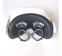 Growalleter VR Lens Protector Frames for Meta Quest 2/3S Accessories, Magnetic Eye Glasses Spacer Compatible with Quest 2/3S Lenses, Metal Frames (With Anti-Blue Light Lenses)