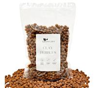 Growcery Premium Clay Pebbles For Plants: Multipurpose Growing Medium for Gardens, Hydroponics, and Green Roofs, Pots Drainage, Orchids, Terrariums, Water Beads (1L)