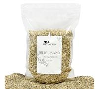 Growcery Silica Sand - Coarse 1-2mm Substrate Filler for Aquariums, Ideal as Fish Tank Gravel and Aquarium Gravel, Enhancing the Aesthetic and Health of Your Aquarium Environment (3KG)
