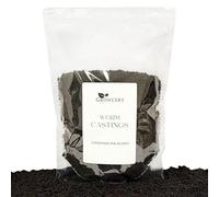 Growcery Worm Castings - Premium Fertiliser for Plants, Superior Soil Improver UK, Rich Vermicompost for Enhanced Plant Health and Vigour, Fertiliser for Outdoor and Indoor (30L)