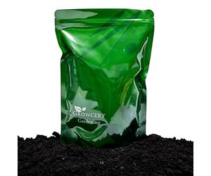 Growcery Worm Castings - Premium Fertiliser for Plants, Superior Soil Improver UK, Rich Vermicompost for Enhanced Plant Health and Vigour, Fertiliser for Outdoor and Indoor (3L)
