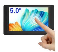 GrowCube ESP32 Display 800×480, 5 Inch HMI Basic ESP32 RGB TFT LCD Touch Screen with Acrylic Case, 32-Bit LX6 Dual-Core Processor, Up to 240MHz, Compatible with Arduino, LVGL, PlatformIO, MicroPython