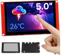 GrowCube ESP32 Display 800×480, 5 Inch HMI Basic ESP32 RGB TFT LCD Touch Screen with Acrylic Case, 32-Bit LX6 Dual-Core Processor, Up to 240MHz, Compatible with Arduino, LVGL, PlatformIO, MicroPython
