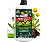 Growers Own Total Weed Killer Extra Strong 1L Concentrate - Glyphosate Weedkiller for Unwanted Vegetation & Annual, Perennial & Deep-Rooted Weeds. Ideal for Driveways, Patios, Paths & Outdoor Areas
