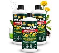 Growers Own Total Weed Killer Extra Strong 3L Concentrate - Glyphosate Weedkiller for Unwanted Vegetation & Annual, Perennial & Deep-Rooted Weeds. Ideal for Driveways, Patios, Paths & Outdoor Areas