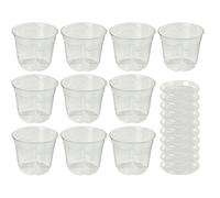 Growers Pots,Seedling Plant Pot | Nutrition Transparent Vase Planter for Yard Home Planting Lawn Outdoor Display Indoor