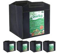 Growerz Square GrowPotz 40-Litre 5pcs High Strength Grow Bag