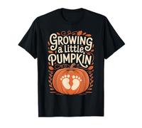 Growing A Little Pumpkin Cute Baby Feet Expecting Mom T-Shirt