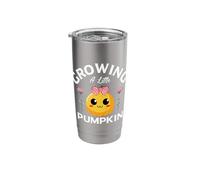 Growing A Little Pumpkin Halloween Expecting Mother Stainless Steel Insulated Tumbler