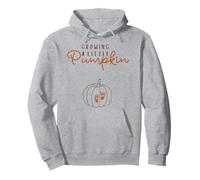 Growing A Little Pumpkin Pregnancy Reveal Halloween Pullover Hoodie