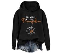 Growing A Little Pumpkin Sweatshirt & Hoodie Cute Fall Pumpkin Graphic Halloween Pregnancy Sweater