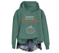 Growing A Little Pumpkin Sweatshirt & Hoodie Cute Fall Pumpkin Graphic Halloween Pregnancy Sweater