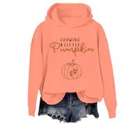 Growing A Little Pumpkin Sweatshirt & Hoodie Cute Fall Pumpkin Graphic Halloween Pregnancy Sweater