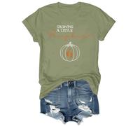 Growing A Little Pumpkin T-Shirt Growing A Little Pumpkin Shirt Olive Green