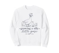 Growing A Silly Little Goose Mom Funny Pregnancy Quote Sweatshirt
