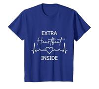 Growing A Tiny Human T-Shirt, Youth, Royal Blue, X-Small