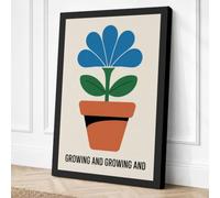 Growing and Growing Canvas Wall Art Print 30x20 Inch