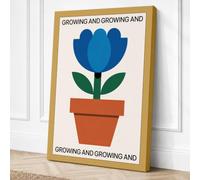 Growing and Growing Canvas Wall Art Print 36x24 Inch