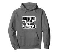 Growing Beard is a Lifestyle for Bearded Guys who Love Humor Pullover Hoodie