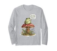 Growing Beautiful Voices Frog BHSM SLP Speech Therapist Long Sleeve T-Shirt