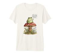 Growing Beautiful Voices Frog BHSM SLP Speech Therapist Premium T-Shirt