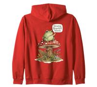 Growing Beautiful Voices Frog BHSM SLP Speech Therapist Zip Hoodie