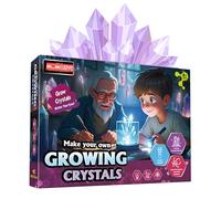 Growing Crystals Science Kit for Kids UV Light Hands-On Educational STEM Activity Set Learn How Crystals Form Interactive Crystal Growing Experiment Fun for Children Ideal Science Gift
