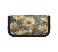 Growing Daisies Cute Canvas Pencil Pouch - Organized Storage for Travel & Daily Use Pencil case, Makeup Pouch