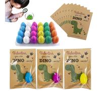 Growing Eggs - 24 Pack Water Growing Eggs, 6 Different Species, 8 Color Mixes, Expandable Toy | St. Val Toy