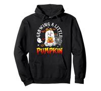 Growing Little Halloween Pumpkin Boo Expecting New Baby Pullover Hoodie