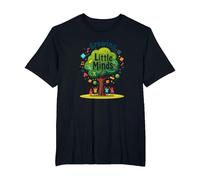 Growing Little Minds: Education Tree for Kids T-Shirt, Men's Big and Tall, Black, 4X Tall