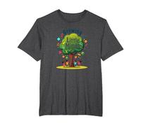 Growing Little Minds: Education Tree for Kids T-Shirt, Men's Big and Tall, Dark Heather Grey, 4X Tall