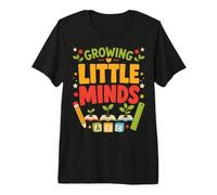 Growing Little Minds Preschool Kindergarten Teacher Premium T-Shirt