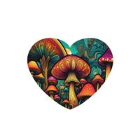 Growing Mushrooms 4 Pcs Car Air Freshener Cards, Hanging Disposable Card Fresheners for Vehicles, Lavender Scented