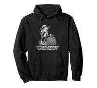 Growing My Bush Out So I Can Donate Funny Unhinged Meme Y2K Pullover Hoodie