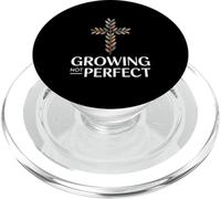 Growing Not Perfect Christian Faith Cross PopSockets PopGrip for MagSafe