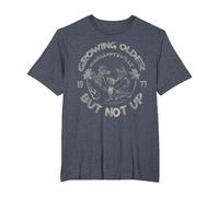 Growing Older But Not Up T-Shirt, Men's Big and Tall, Heather Blue, 3X Tall