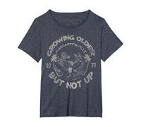 Growing Older But Not Up T-Shirt, Women's Plus, Heather Blue, 1X