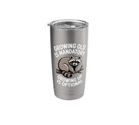 Growing Older is Inevitable Growing Up is a Choice Stainless Steel Insulated Tumbler