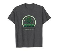 Growing One Year Closer to 2036 Tree Logo T-Shirt, Men, Dark Heather Grey, 4XL